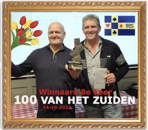 Versluis-Vis winnaars van 8e editie 100 van het Zuiden